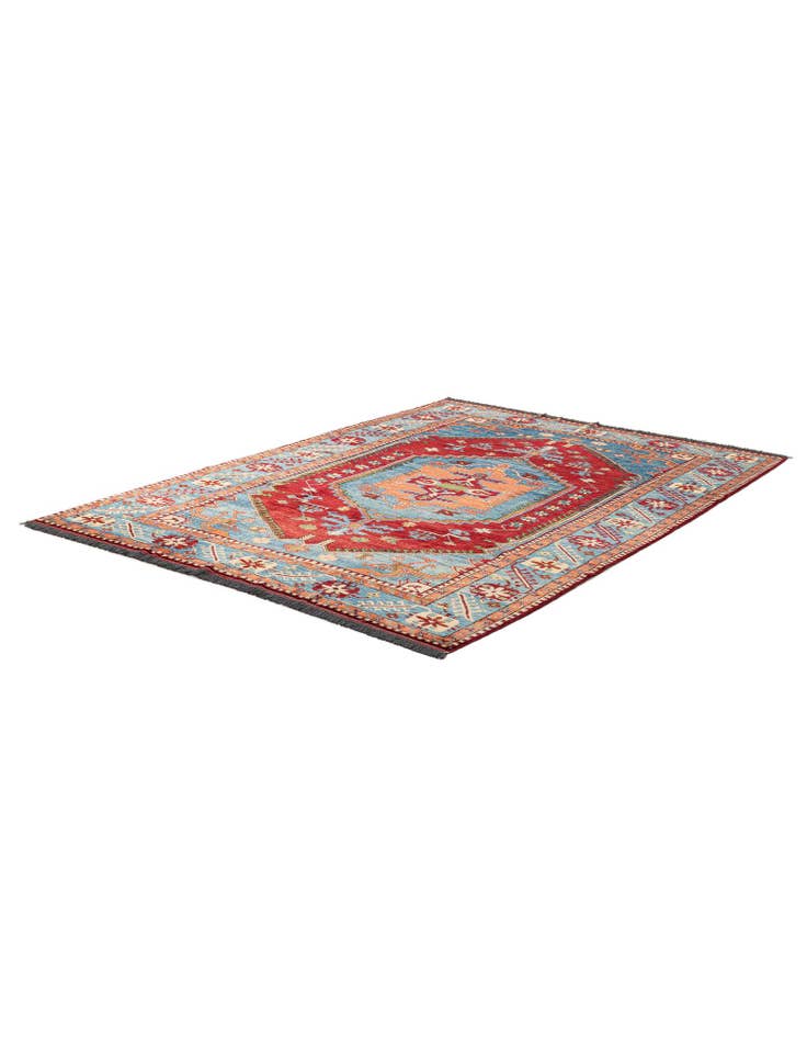 Detail image of  6' 8 x 9' 9  Hand Knotted Kazak Wool Rug