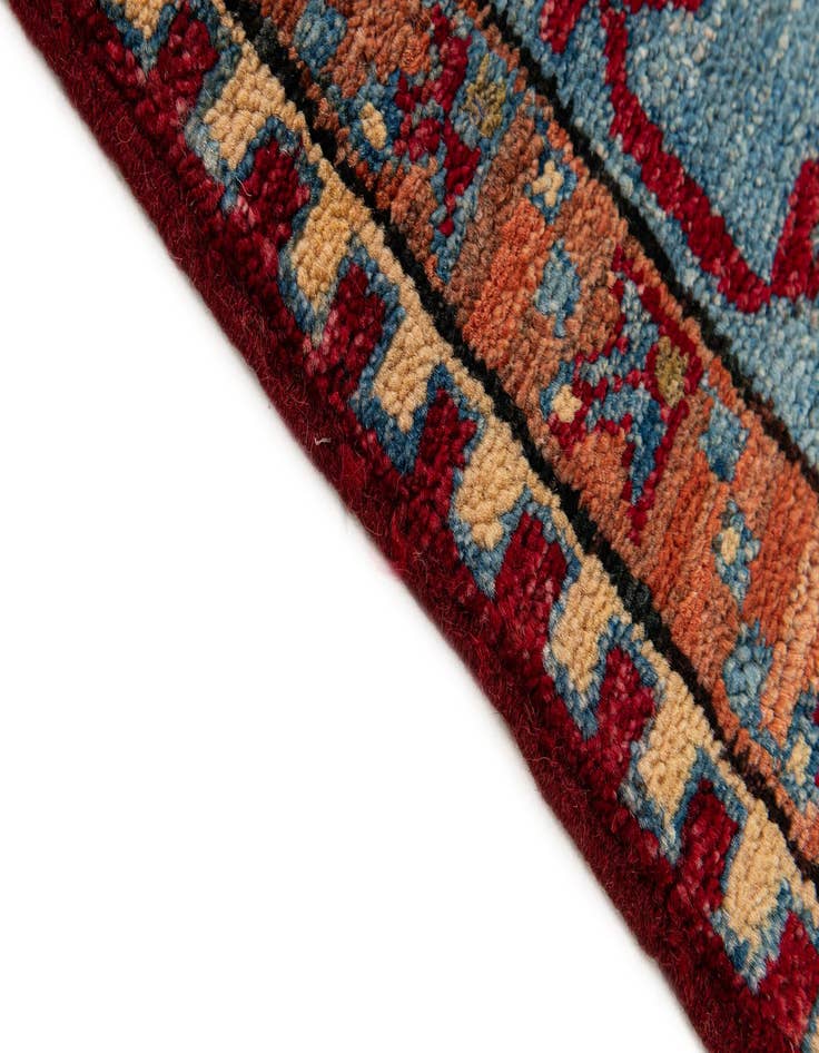 Detail image of  6' 8 x 9' 9  Hand Knotted Kazak Wool Rug