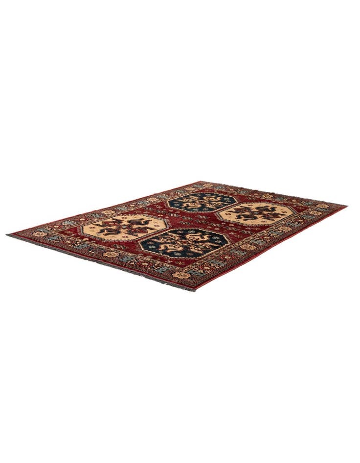 Detail image of  6' 9 x 10' 3  Hand Knotted Kazak Wool Rug