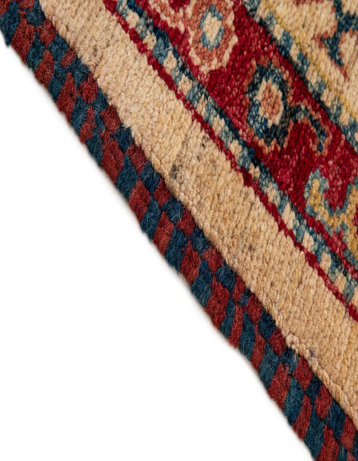 Detail image of  6' 6 x 10' 3  Hand Knotted Kazak Wool Rug