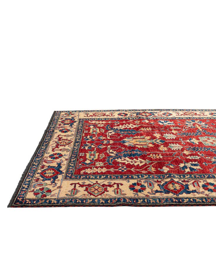 Detail image of  6' 11 x 9' 11  Hand Knotted Kazak Wool Rug