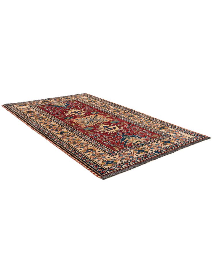 Detail image of  3' x 4' 10  Hand Knotted Kazak Wool Rug