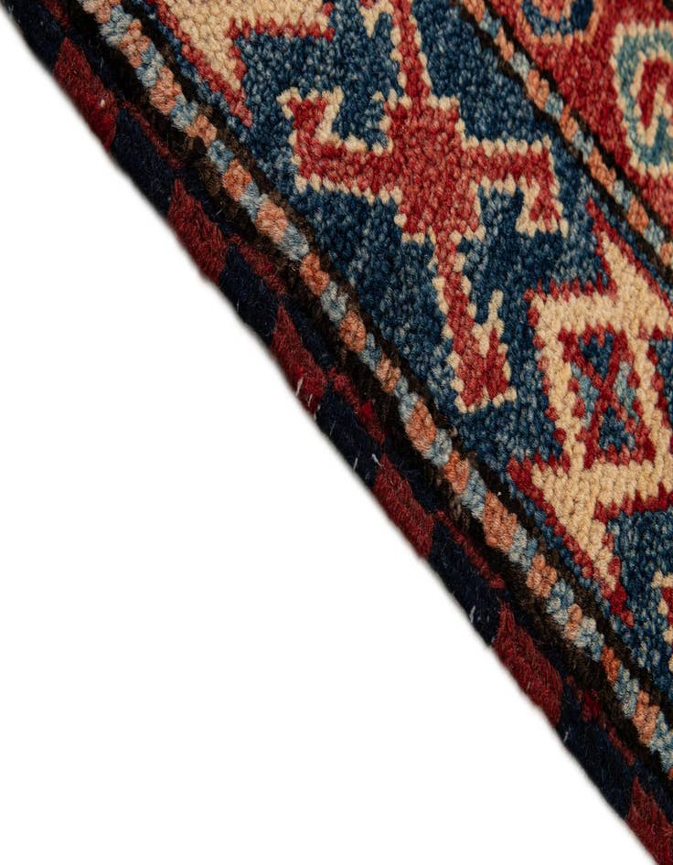 Detail image of  7' 5 x 10' 10  Hand Knotted Kazak Wool Rug