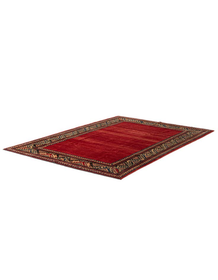 Detail image of  7' x 9' 10  Hand Knotted Kazak Wool Rug