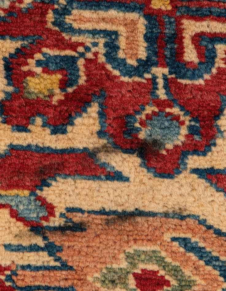 Detail image of  7' 3 x 10' 4  Hand Knotted Kazak Wool Rug