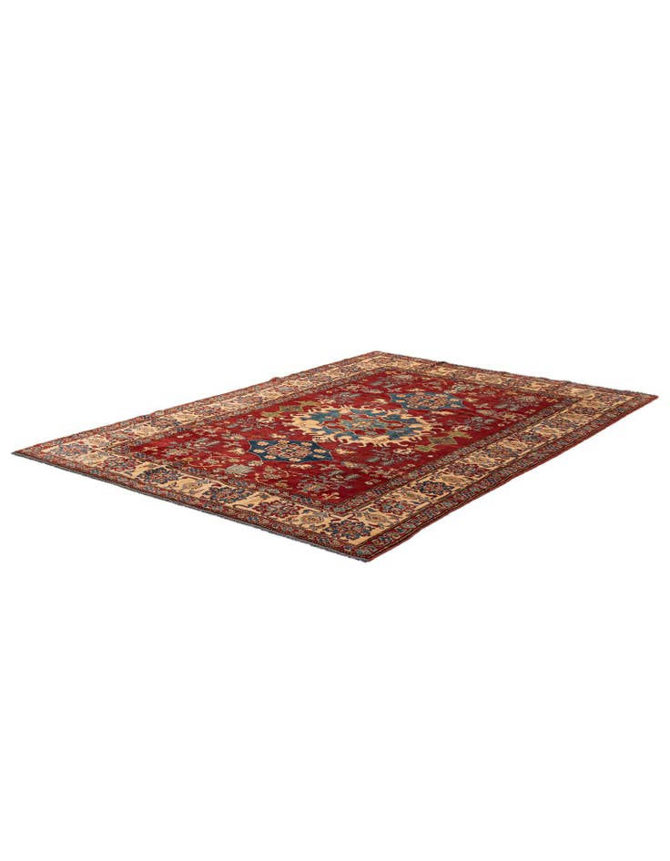 Detail image of  7' 3 x 10' 4  Hand Knotted Kazak Wool Rug