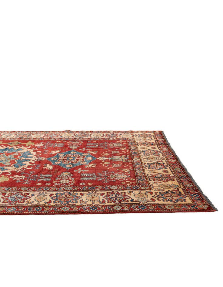 Detail image of  7' 3 x 10' 4  Hand Knotted Kazak Wool Rug