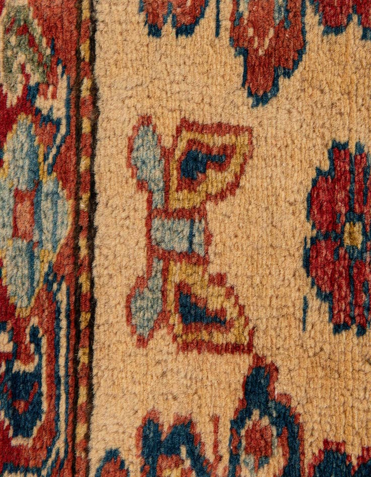 Detail image of  7' 3 x 10' 4  Hand Knotted Kazak Wool Rug
