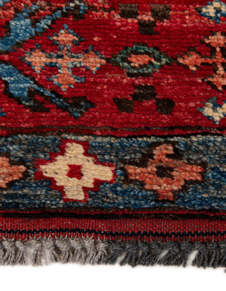 Detail image of  5' 3 x 6' 4  Hand Knotted Kazak Wool Rug
