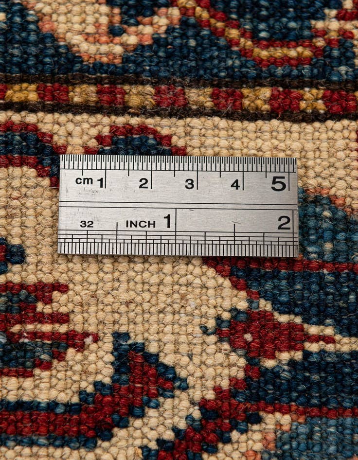 Detail image of  4' 11 x 6' 5  Hand Knotted Kazak Wool Rug