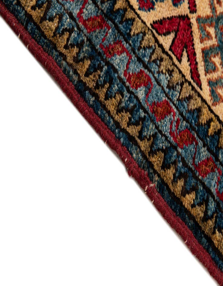 Detail image of  5' 2 x 6' 5  Hand Knotted Kazak Wool Rug