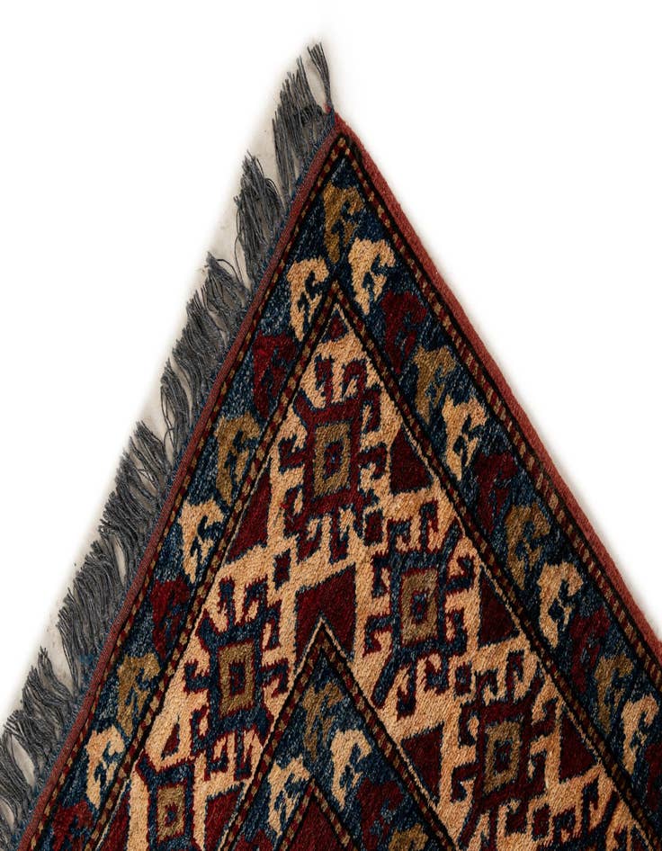 Detail image of  5' x 6' 10  Hand Knotted Kazak Oriental Wool Rug