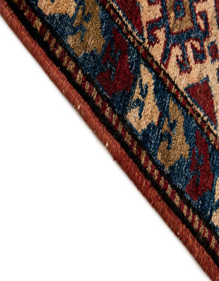Detail image of  5' x 6' 10  Hand Knotted Kazak Oriental Wool Rug