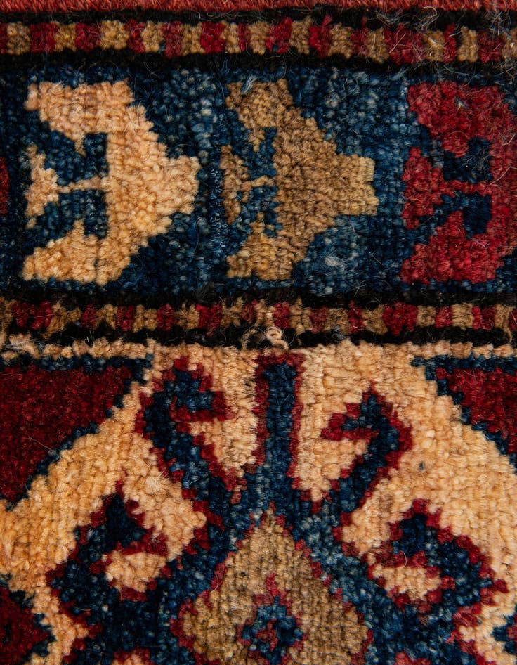 Detail image of  5' x 6' 10  Hand Knotted Kazak Oriental Wool Rug