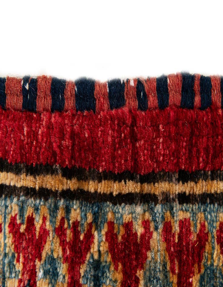 Detail image of  5' 1 x 7' 3  Hand Knotted Kazak Wool Rug