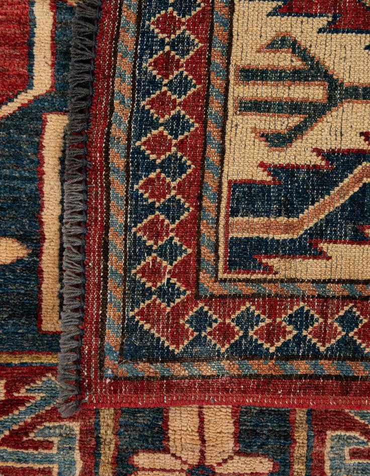 Detail image of  6' x 9'  Hand Knotted Kazak Oriental Wool Rug