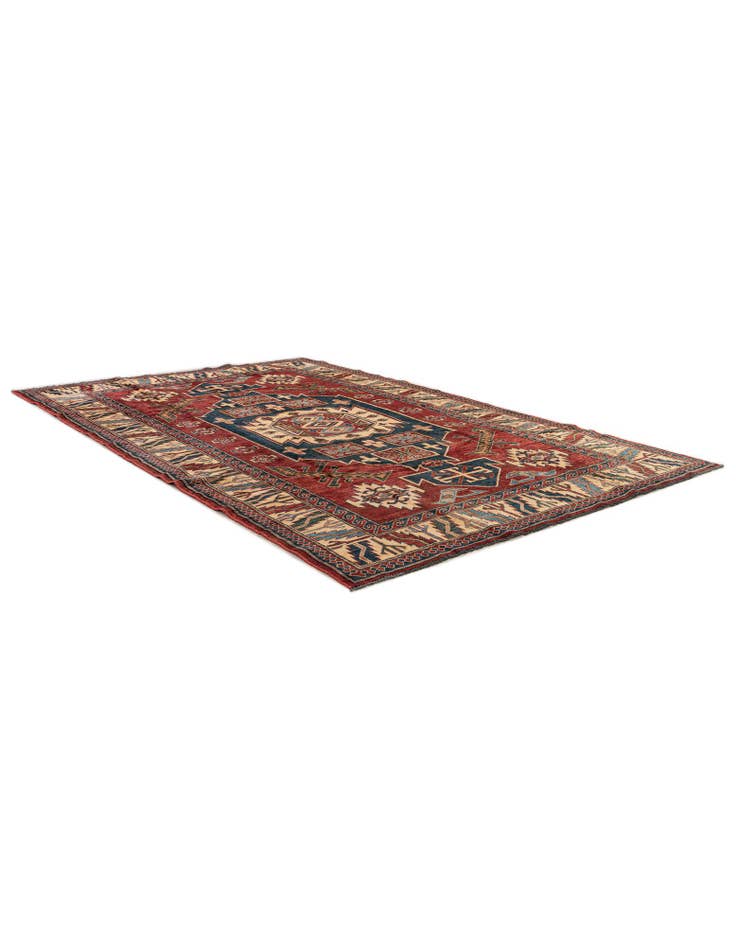 Detail image of  6' x 9'  Hand Knotted Kazak Oriental Wool Rug