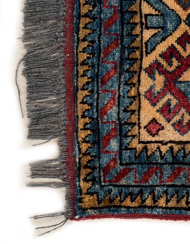 Detail image of  5' 1 x 7' 4  Hand Knotted Kazak Wool Rug