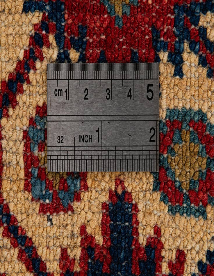 Detail image of  4' 5 x 6' 10  Hand Knotted Kazak Wool Rug