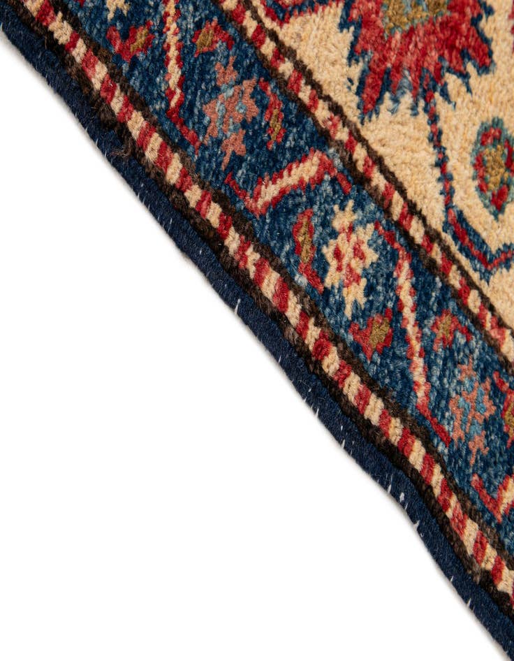 Detail image of  4' 5 x 6' 10  Hand Knotted Kazak Wool Rug