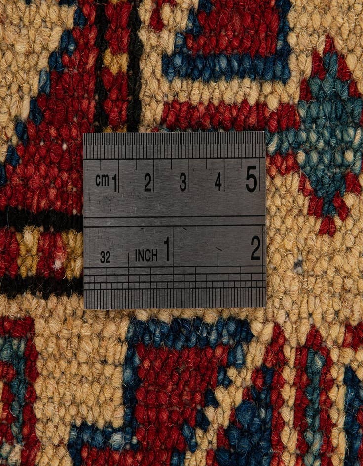 Detail image of  4' 4 x 6' 6  Hand Knotted Kazak Wool Rug