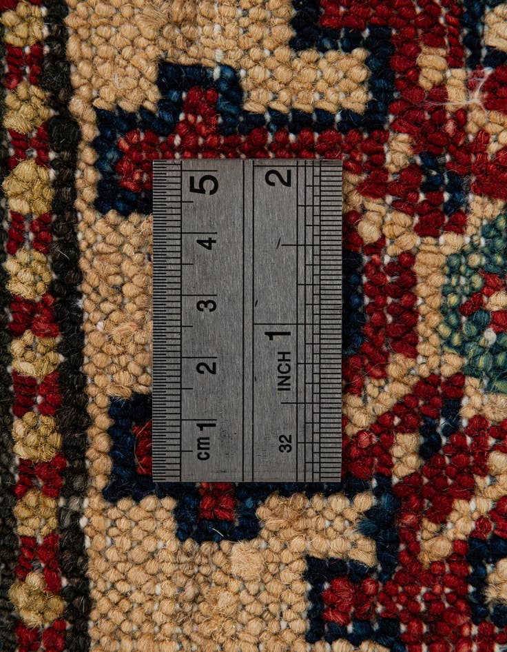 Detail image of  4' 2 x 7' 4  Hand Knotted Kazak Wool Rug