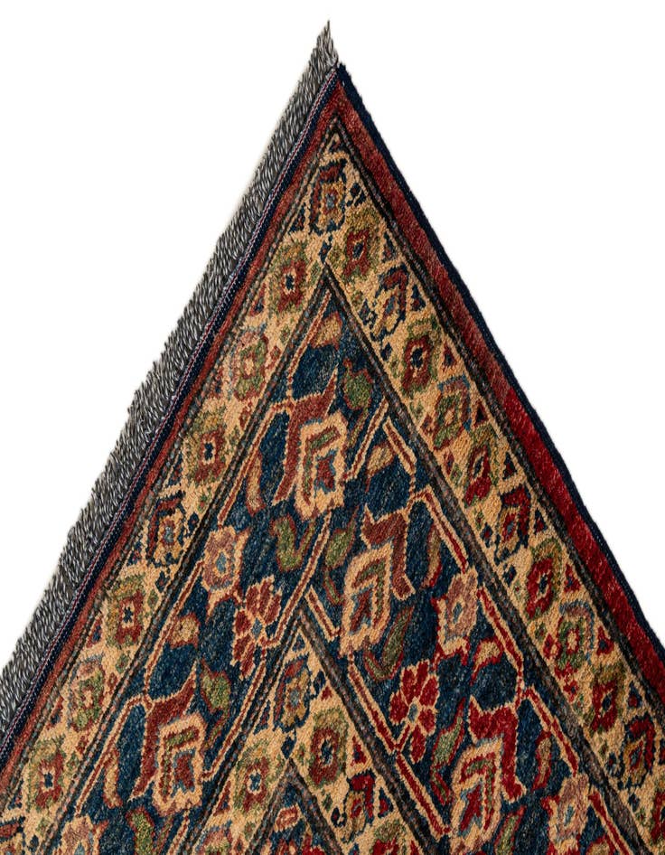 Detail image of  4' 10 x 6' 4  Hand Knotted Kazak Wool Rug