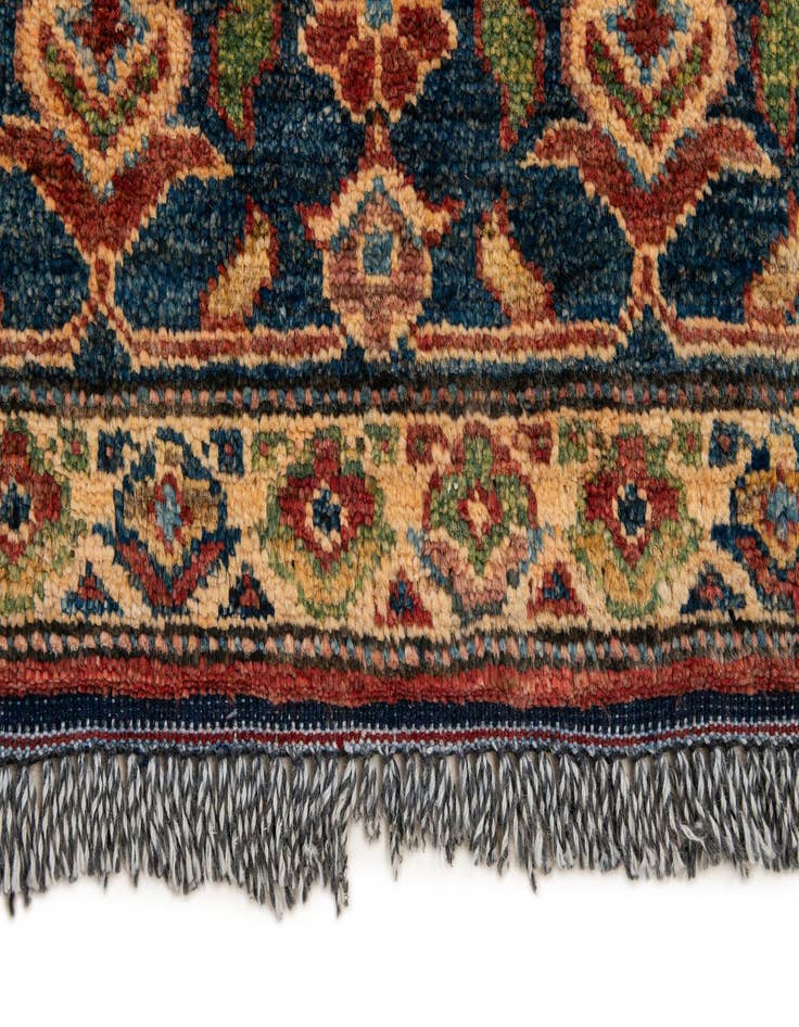 Detail image of  4' 10 x 6' 4  Hand Knotted Kazak Wool Rug