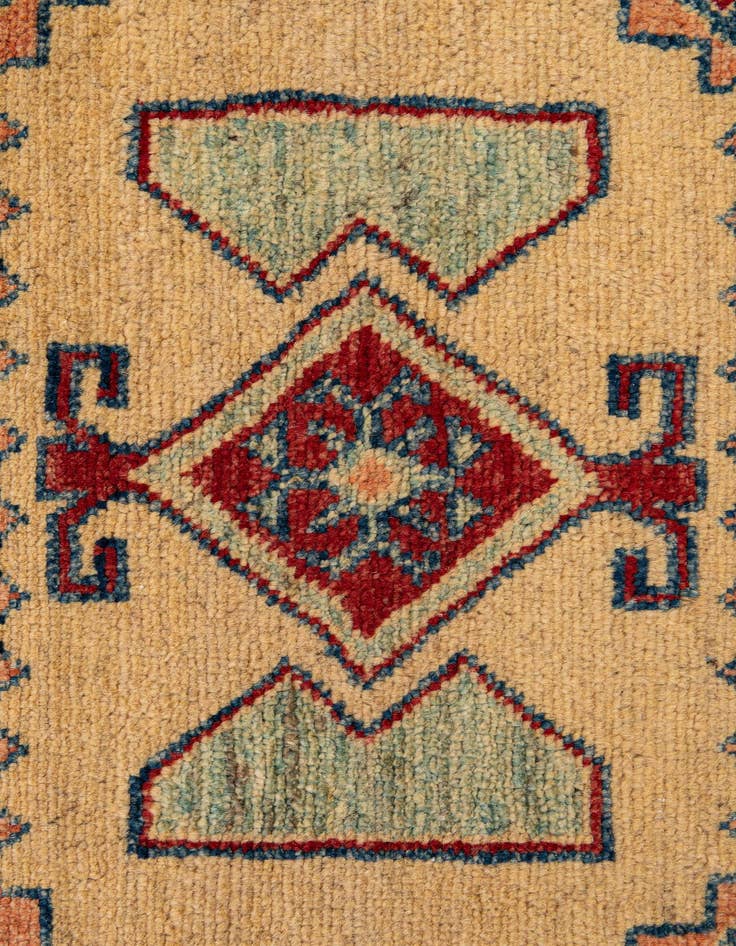 Detail image of  4' 4 x 6' 9  Hand Knotted Kazak Wool Rug