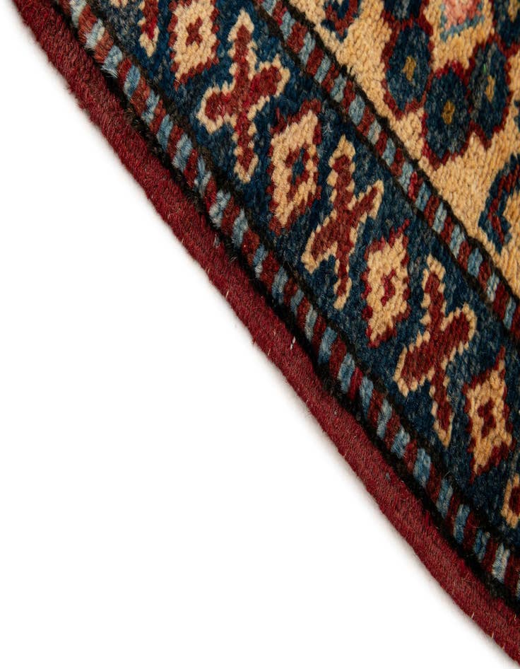 Detail image of  4' 3 x 5' 8  Hand Knotted Kazak Wool Rug