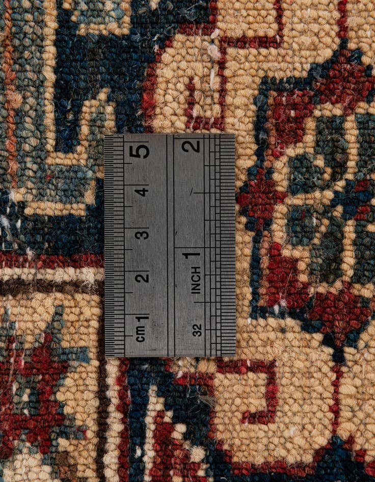 Detail image of  4' 1 x 6' 8  Hand Knotted Kazak Wool Rug