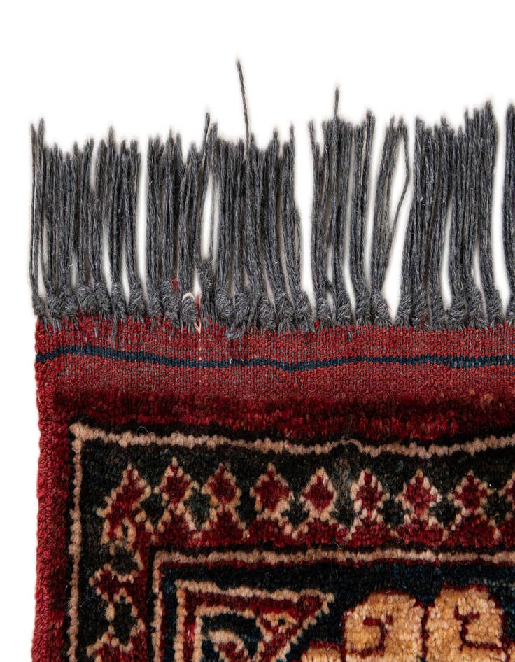 Detail image of  4' 1 x 6' 8  Hand Knotted Kazak Wool Rug