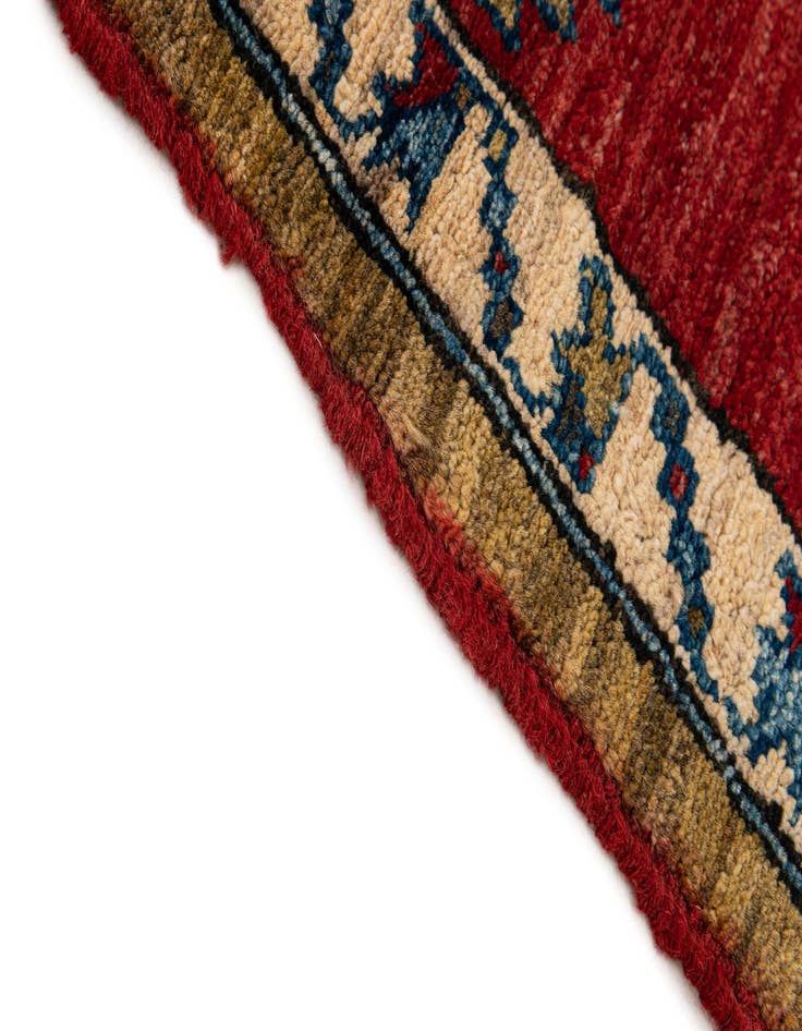 Detail image of  1' 11 x 3' 8  Hand Knotted Kazak Wool Rug
