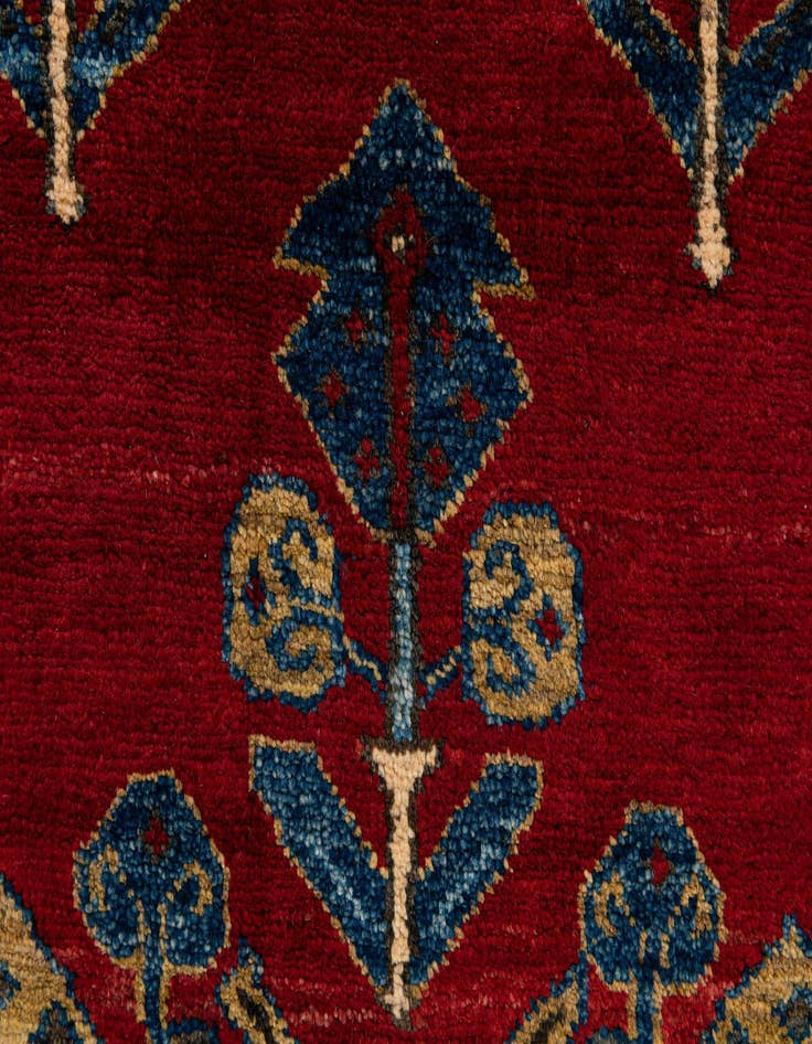 Detail image of  1' 11 x 3' 8  Hand Knotted Kazak Wool Rug