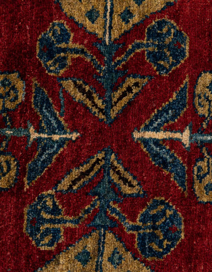 Detail image of  2' x 3' 4  Hand Knotted Kazak Wool Rug