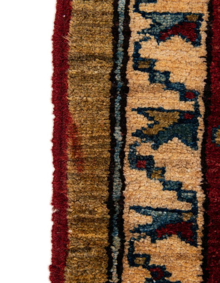 Detail image of  2' x 3' 4  Hand Knotted Kazak Wool Rug