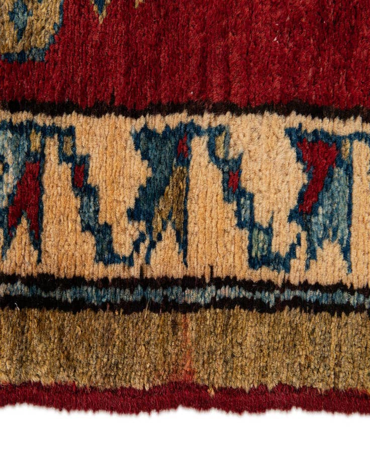 Detail image of  2' x 3' 4  Hand Knotted Kazak Wool Rug