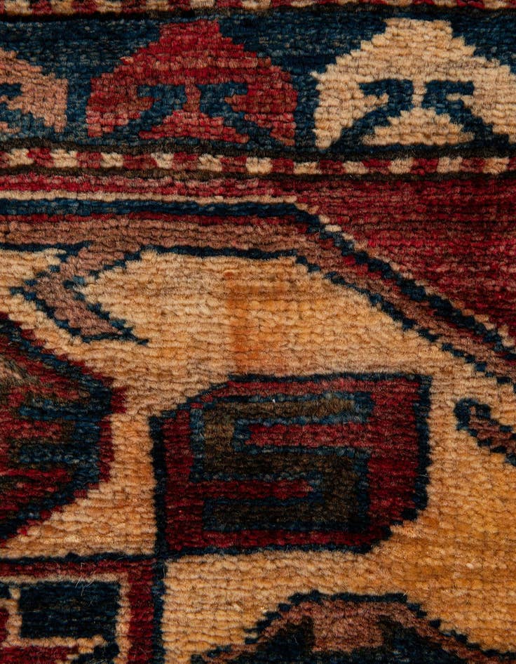 Detail image of  4' 10 x 6' 11  Hand Knotted Kazak Oriental Wool Rug