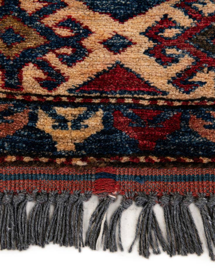 Detail image of  4' 10 x 6' 11  Hand Knotted Kazak Oriental Wool Rug