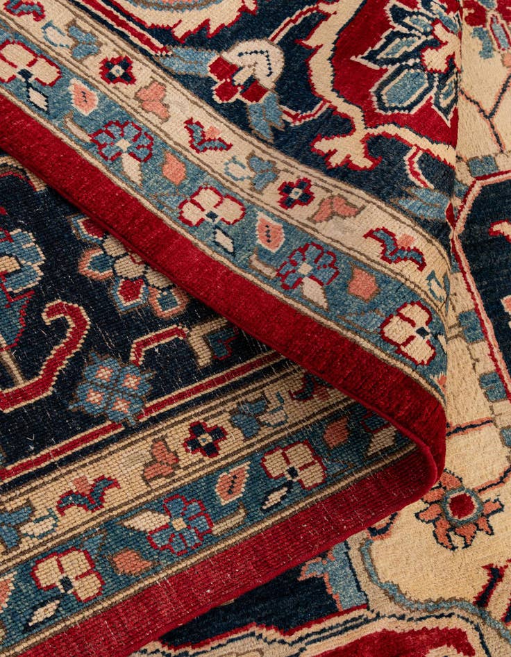 Detail image of  11' 11 x 15' 11  Hand Knotted Kazak Wool Rug