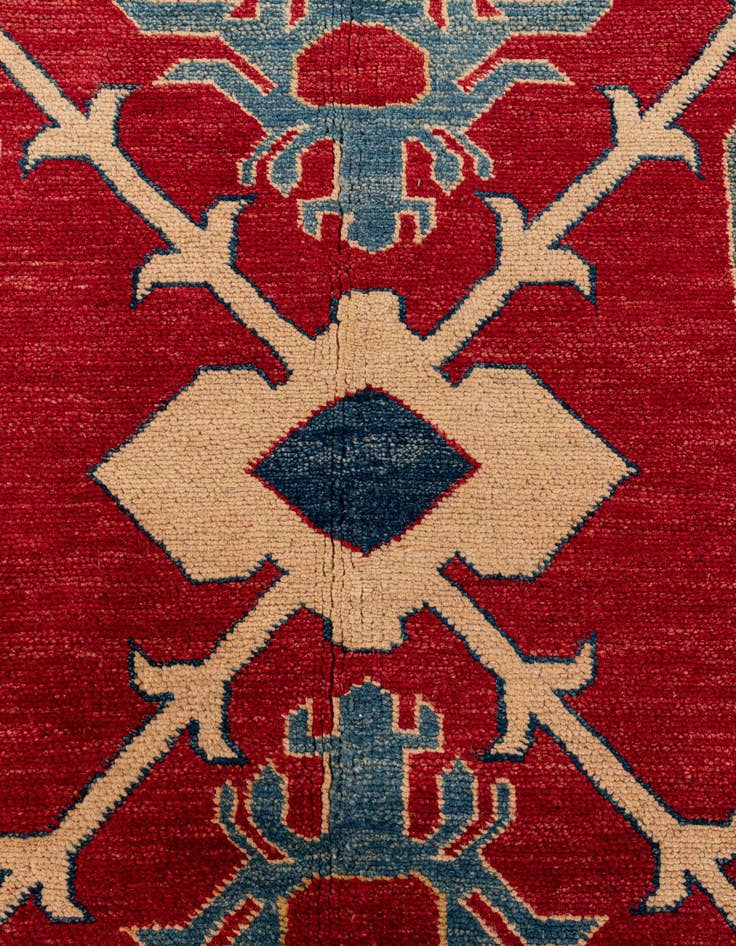 Detail image of  13' 9 x 17' 10  Hand Knotted Kazak Wool Rug