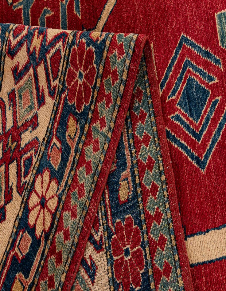 Detail image of  13' 9 x 17' 10  Hand Knotted Kazak Wool Rug