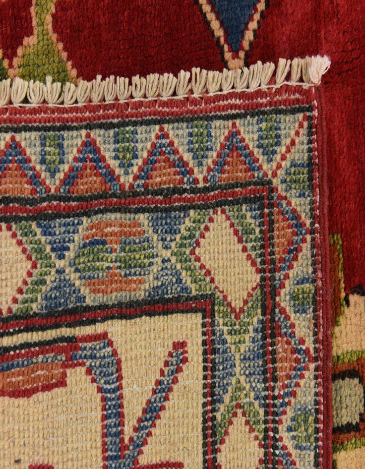 Detail image of  6' 6 x 9' 10  Hand Knotted Kazak Oriental Rug