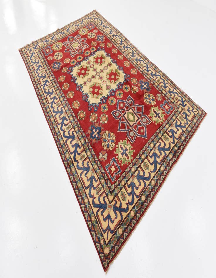 Detail image of  6' 6 x 9' 10  Hand Knotted Kazak Oriental Rug