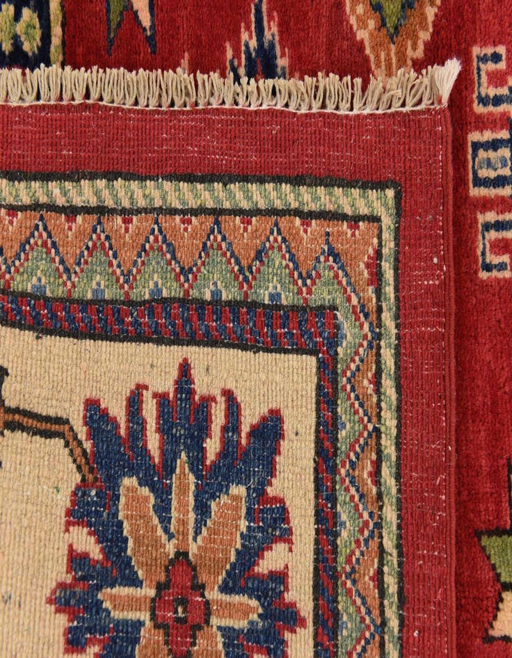Detail image of  6' 6 x 9' 7  Hand Knotted Kazak Oriental Rug