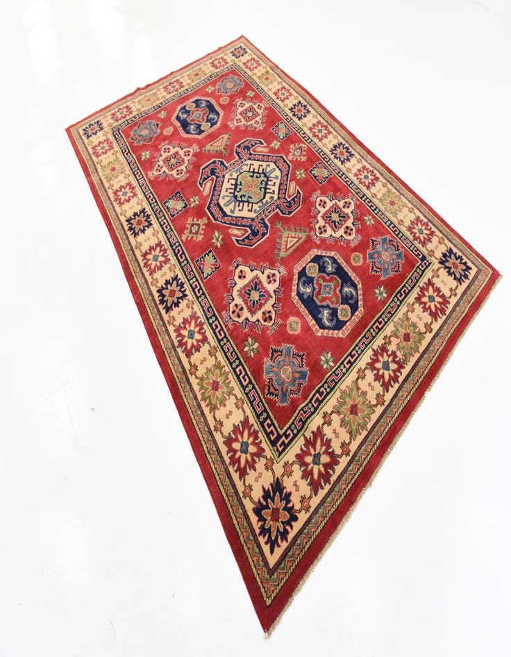 Detail image of  6' 6 x 9' 7  Hand Knotted Kazak Oriental Rug