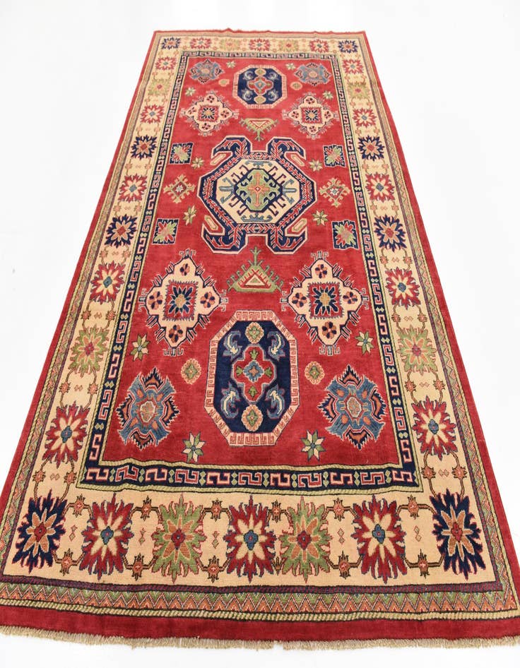 Detail image of  6' 6 x 9' 7  Hand Knotted Kazak Oriental Rug