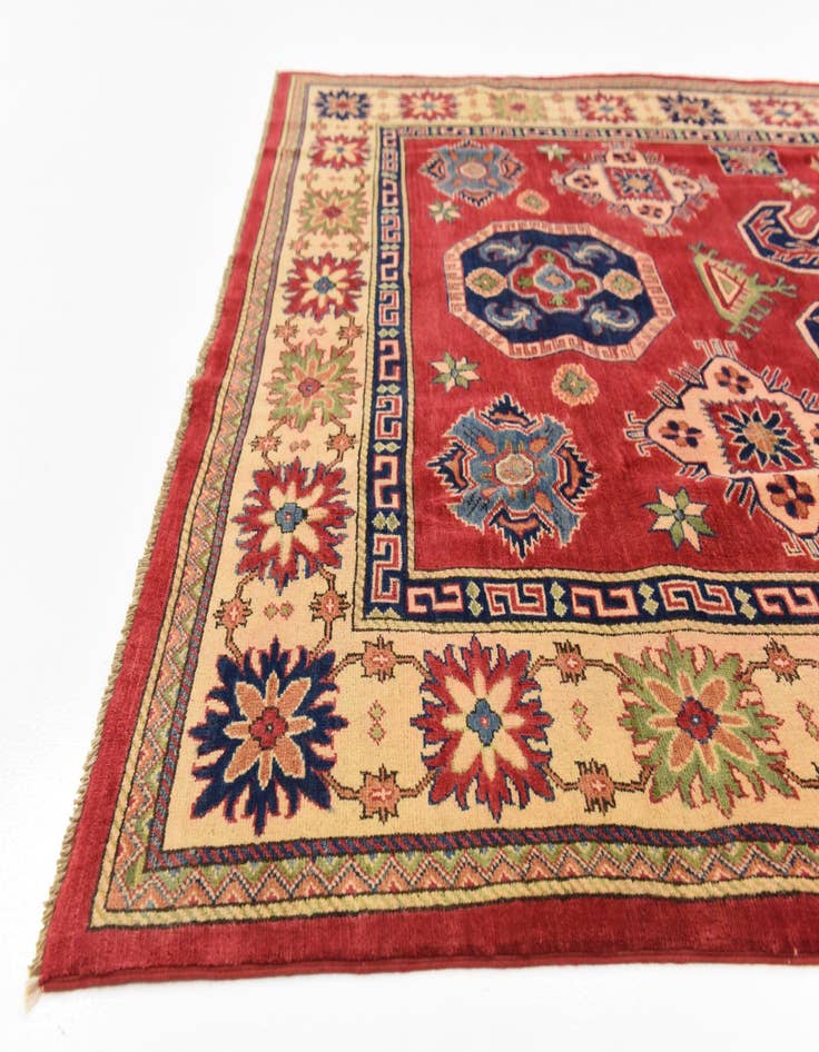 Detail image of  6' 6 x 9' 7  Hand Knotted Kazak Oriental Rug