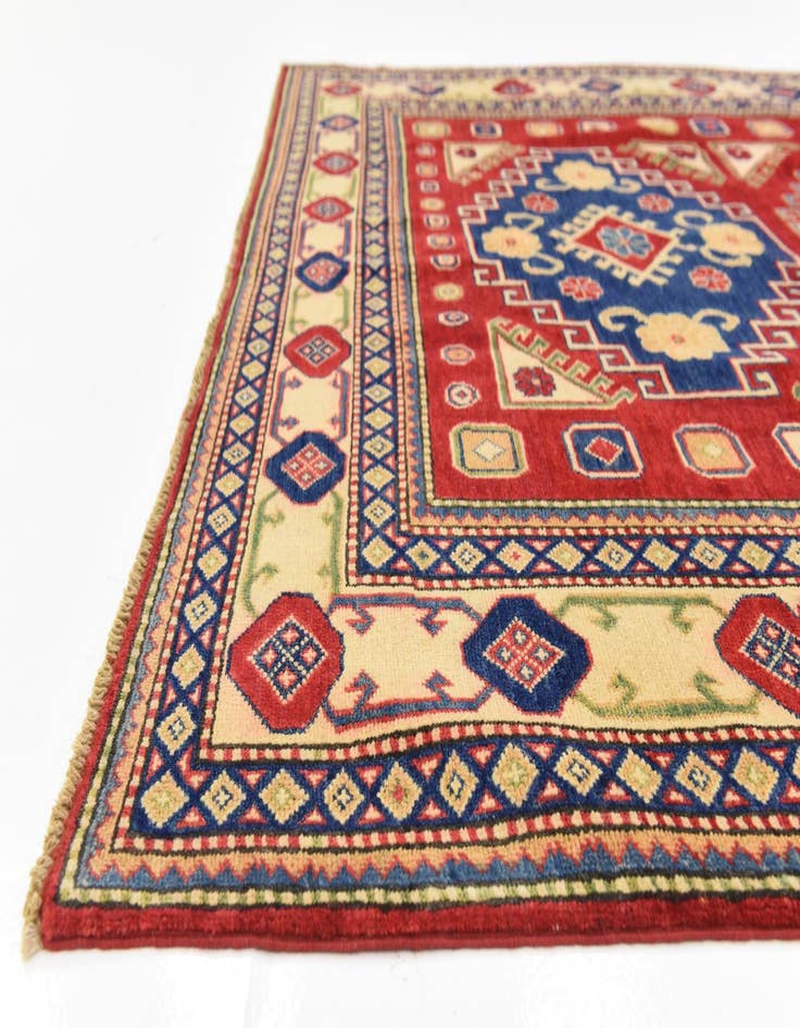 Detail image of  6' x 8' 8  Hand Knotted Kazak Oriental Rug