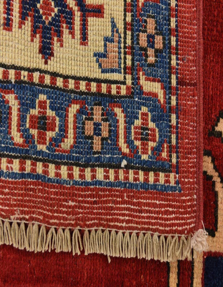 Detail image of  6' 4 x 9' 7  Hand Knotted Kazak Oriental Rug